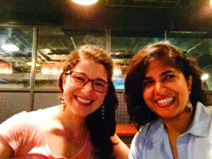 laura was in town from calcutta this week, and we got to have a fun lady date on thursday night. bangalore, india. april 2015.