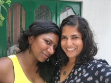 i love taking pictures with sneha because we somehow always make each other look amazing. bangalore, india. may 2015.