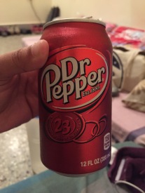 cracked open that dr pepper i had been keeping in my fridge for 3 months, and it was amazing. bangalore, india. july 2015.
