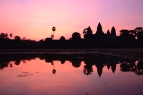 sunrise over angkor. siem reap, cambodia. may 2016.