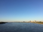a great view of memphis from the middle of the bridge. october 2016.